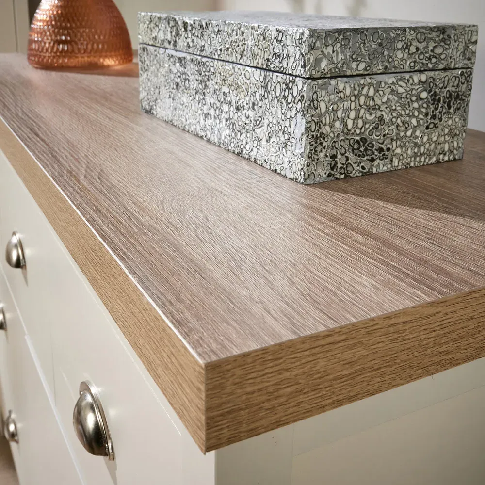 Avon 7 Drawer Chest of Drawers - Off White, Oak