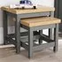 Avon Nest of Tables Set of 2 - Graphite Grey, MDF