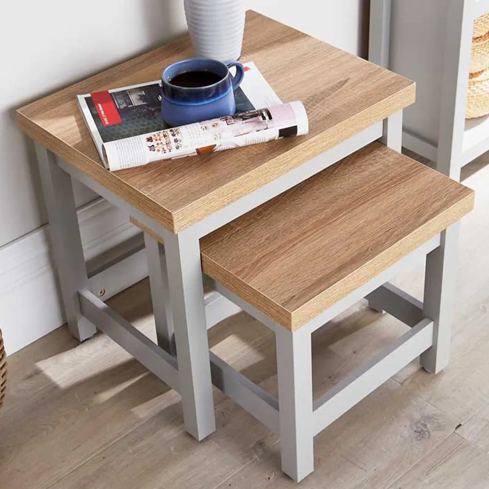 Avon Nest of Tables Set of 3 - Grey