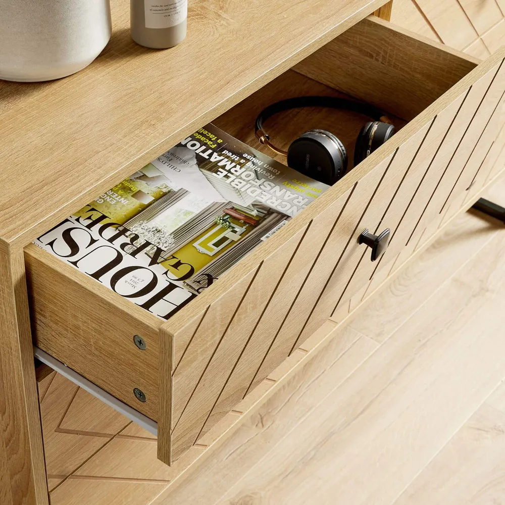 Aztec 6 Drawer Chest of Drawers - Brown