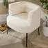 Barrel Accent Chair - Cream, Boucle