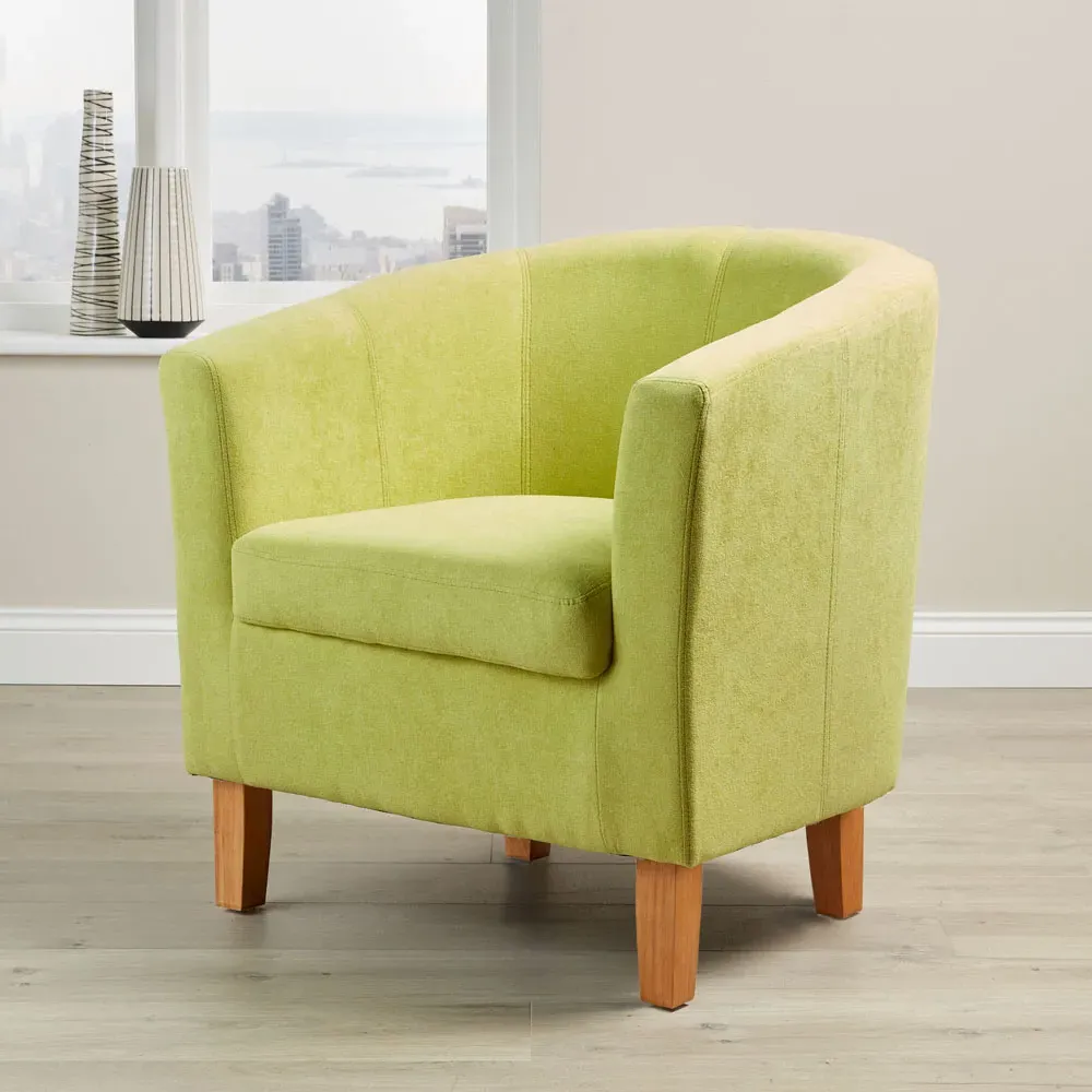 Bedford Padded Tub Chair - Green