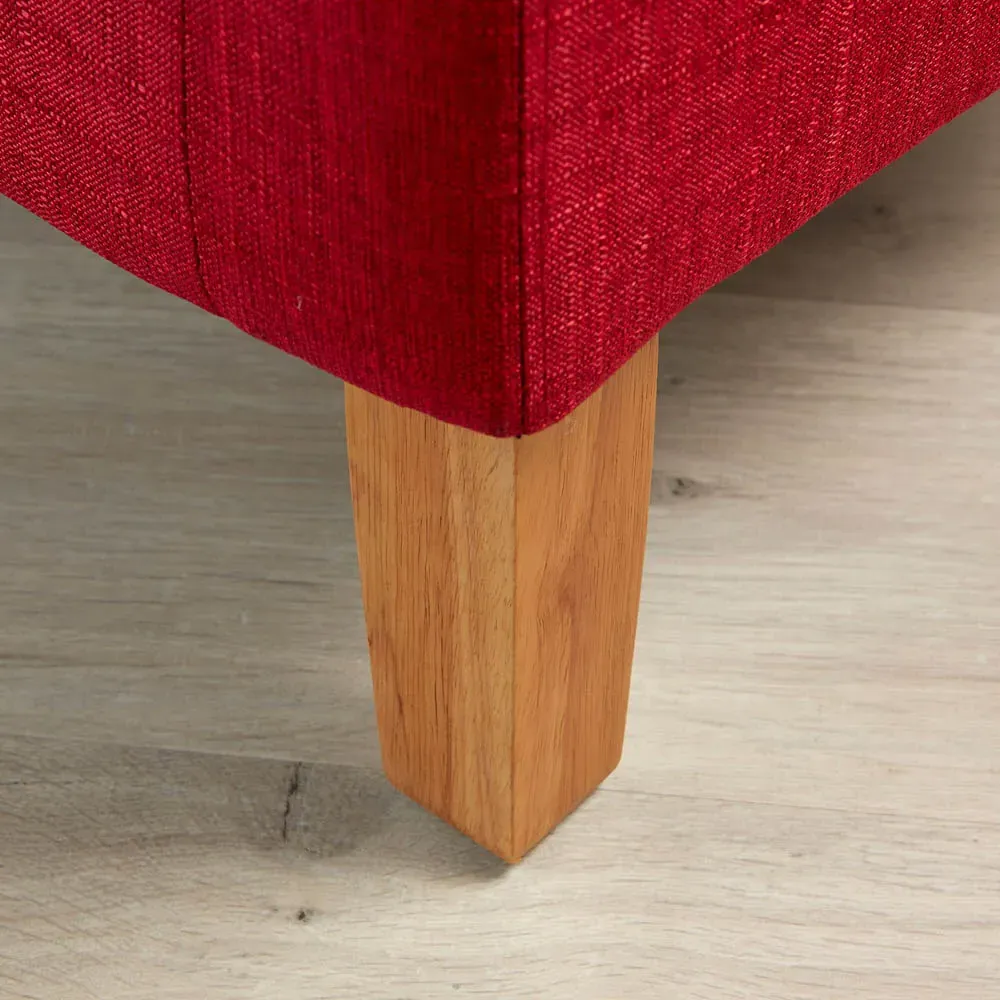 Bedford Padded Tub Chair - Red