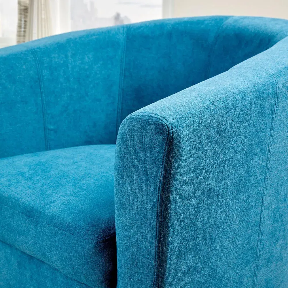 Bedford Padded Tub Chair - Teal
