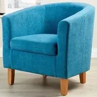 Bedford Padded Tub Chair - Teal