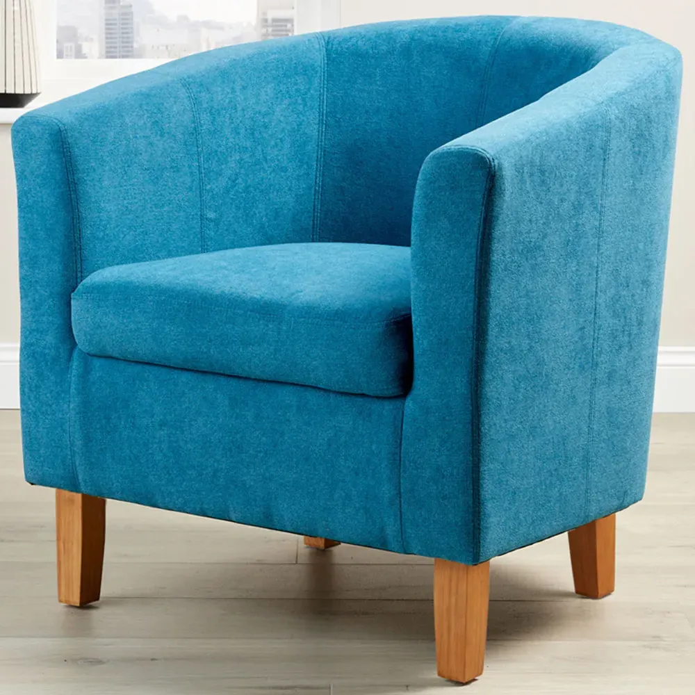 Bedford Padded Tub Chair - Teal