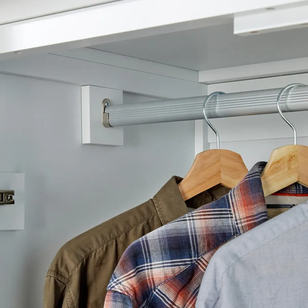 Belle Vue 2 Door Wardrobe with Drawer - White