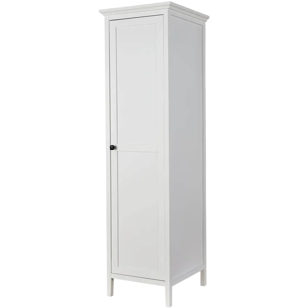 Belle Vue Single Door Wardrobe - White