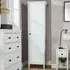 Belle Vue Single Door Wardrobe - White