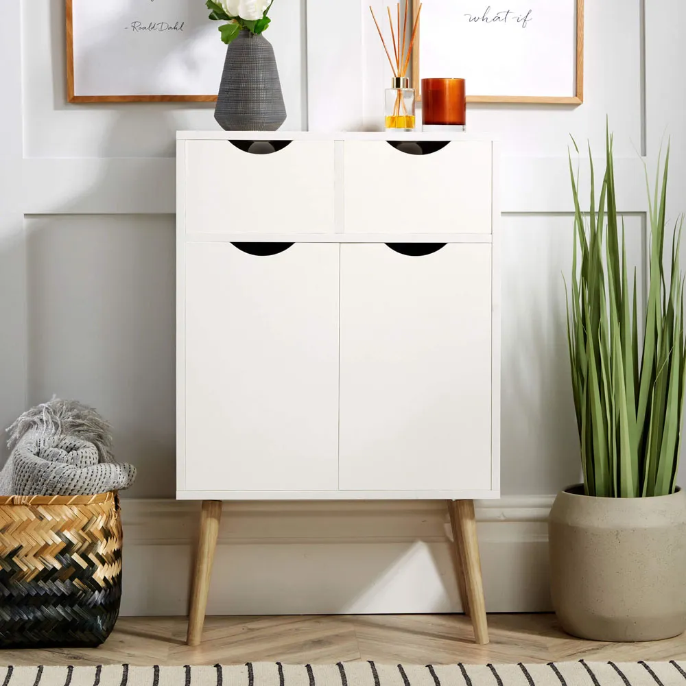 Boden 2 Door 2 Drawer Sideboard - White
