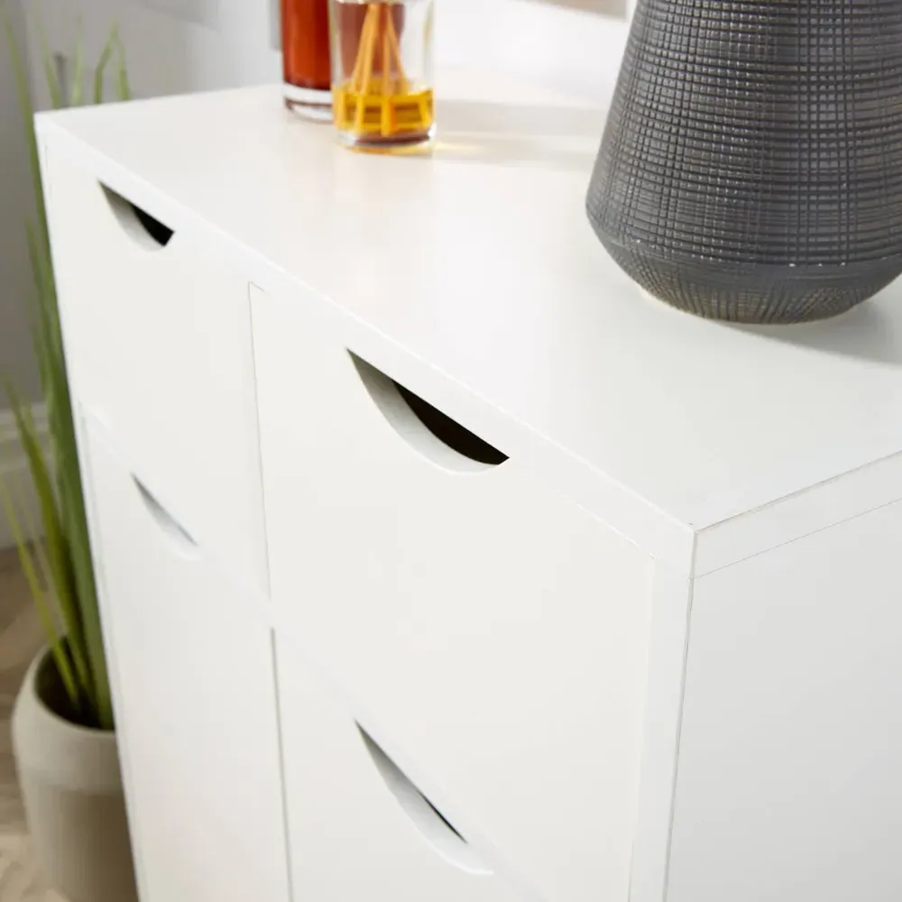 Boden 2 Door 2 Drawer Sideboard - White