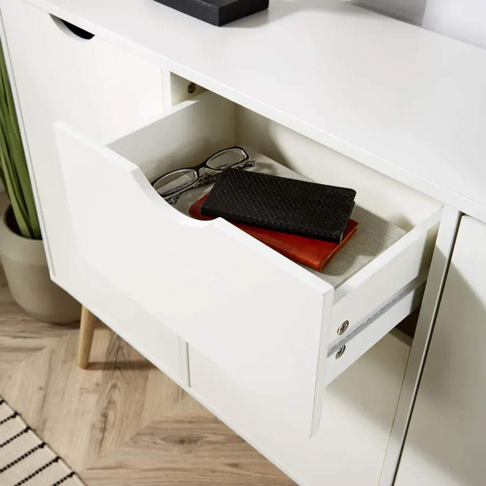 Boden 2 Door 3 Drawer Sideboard - White