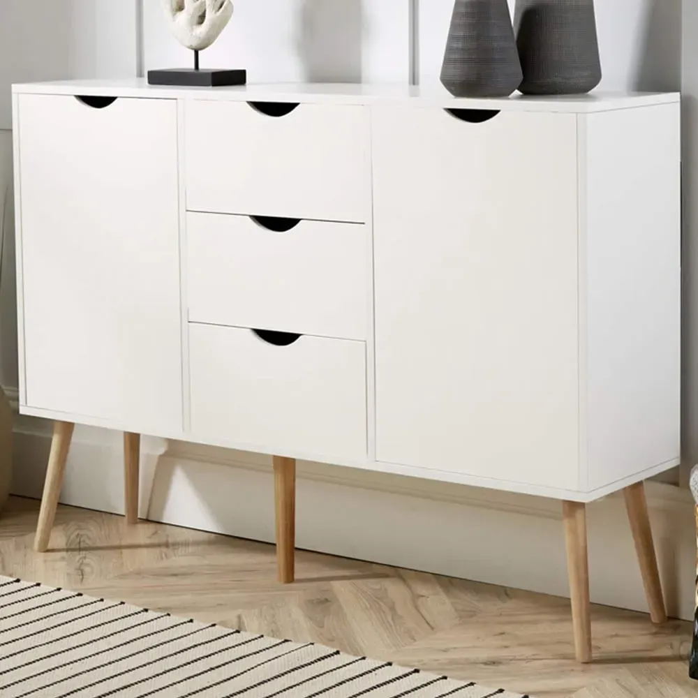 Boden 2 Door 3 Drawer Sideboard - White image