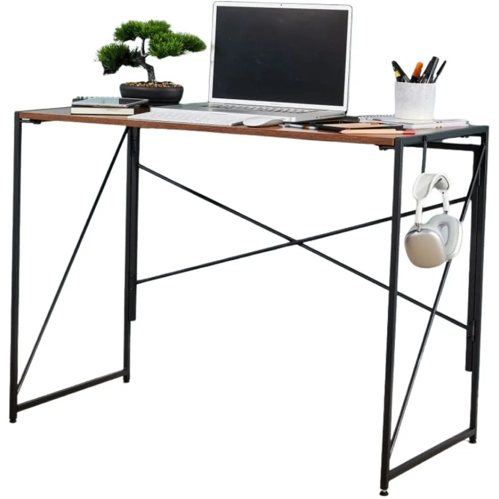 Brampton Folding Desk with Hook - Dark Oak
