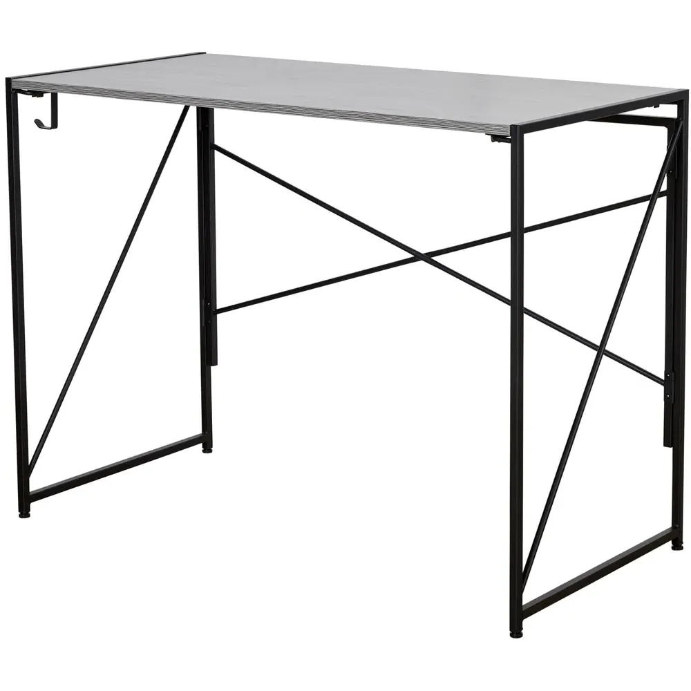 Brampton Folding Desk with Hook - Grey