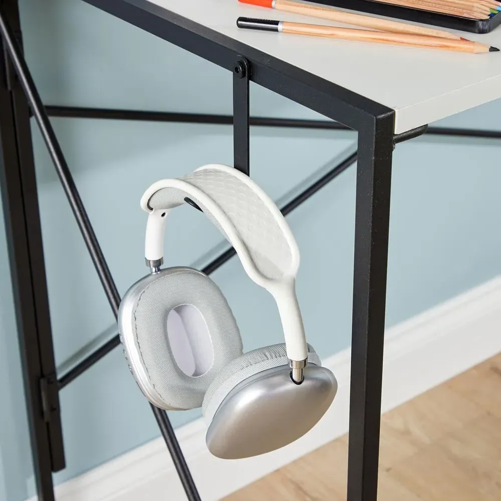 Brampton Folding Desk with Hook - White