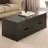 Bruges 2 Drawer Lift Up Coffee Table - Black