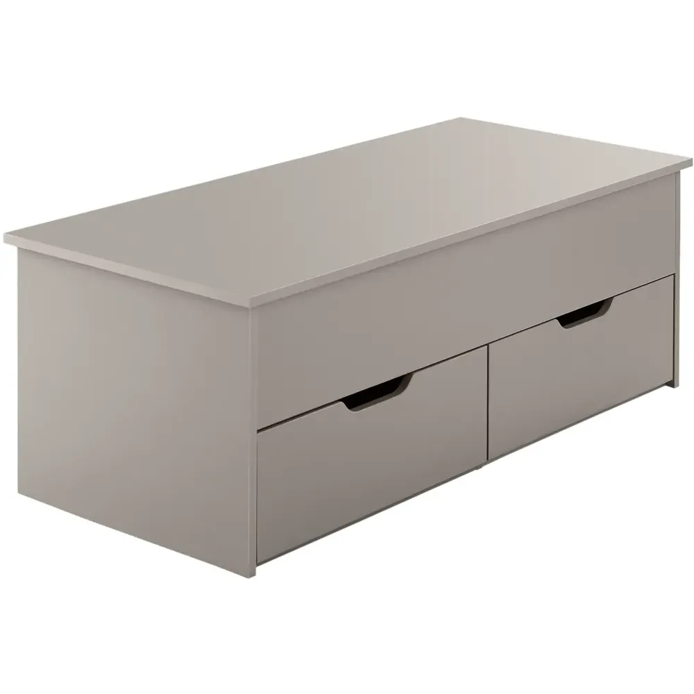 Bruges 2 Drawer Lift Up Coffee Table - Grey