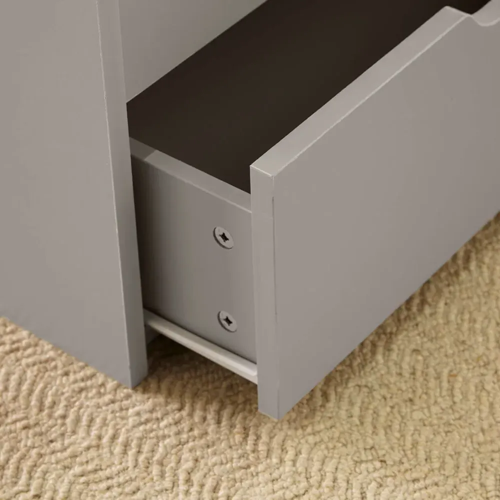Bruges 2 Drawer Lift Up Coffee Table - Grey