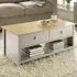 Camden 2 Drawer Coffee Table with Storage - Grey, Oak
