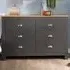 Camden 6 Drawer Chest of Drawers - Grey