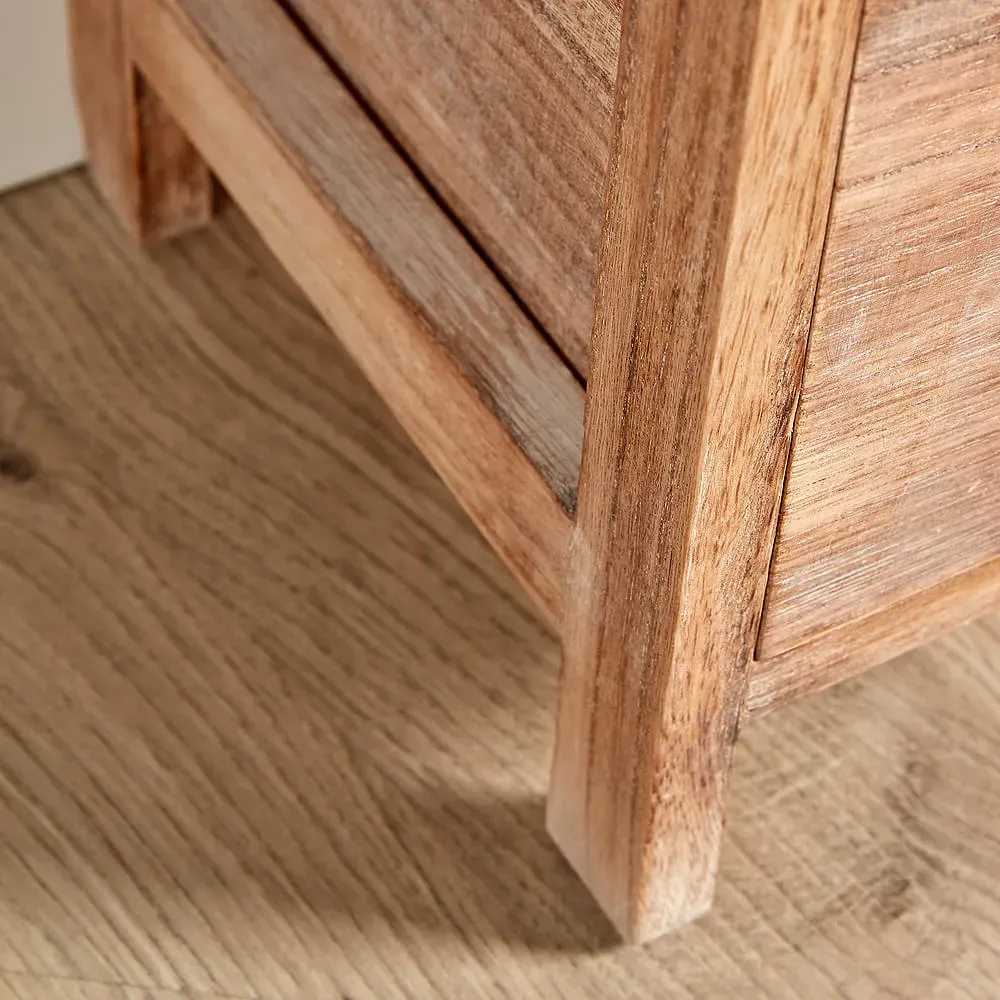 Canterbury 5 Drawer Tall Chest of Drawers - Brown, Solid Wood