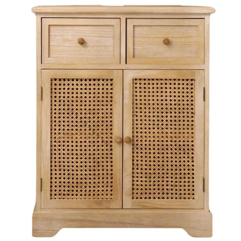 Carnforth 2 Door 2 Drawer Sideboard - Black