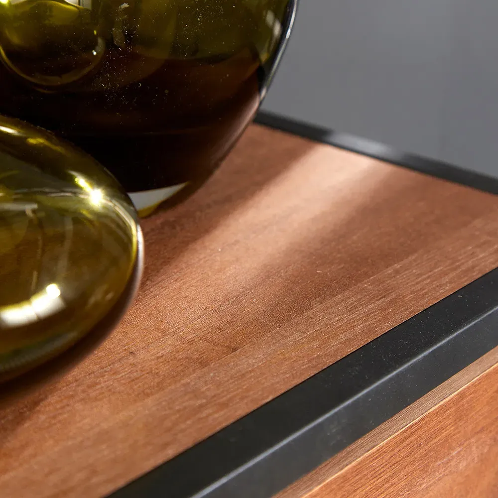 Cayman 4 Drawer Narrow Chest of Drawers - Brown