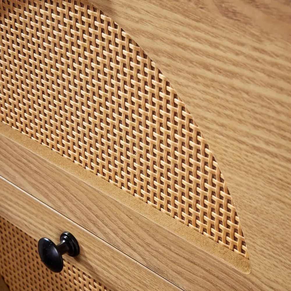 Chatteris 2 Drawer Bedside Table - Brown