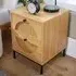 Chatteris 2 Drawer Bedside Table - Brown