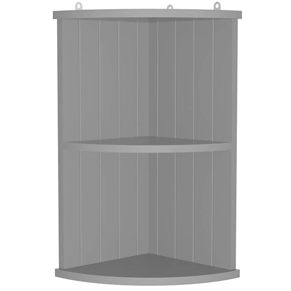 Corner Storage Shelf - Grey, MDF image