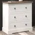 Corona 3 Drawer Chest of Drawers - White, Pine