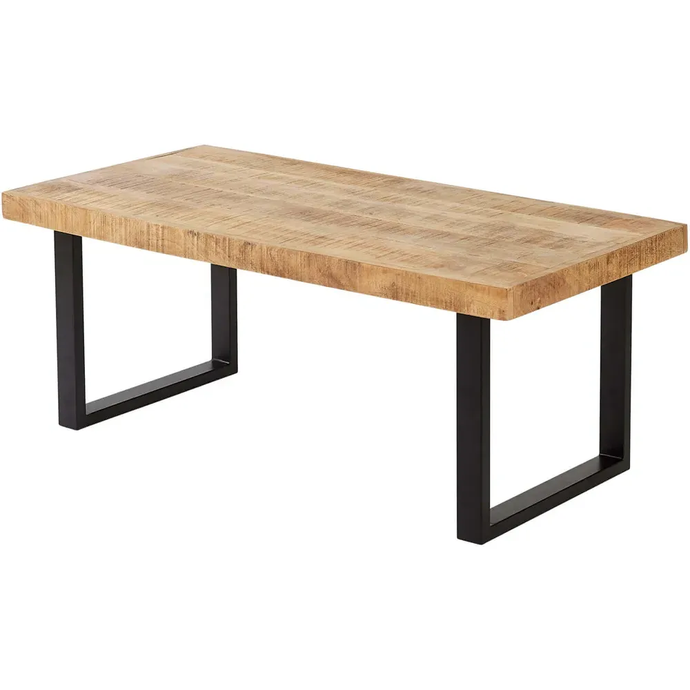 Cortez Large Rectangular Coffee Table - Brown, Mango Wood