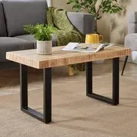 Cortez Medium Rectangular Coffee Table - Brown, Mango Wood