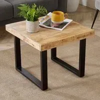 Cortez Small Rectangular Coffee Table - Brown, Mango Wood