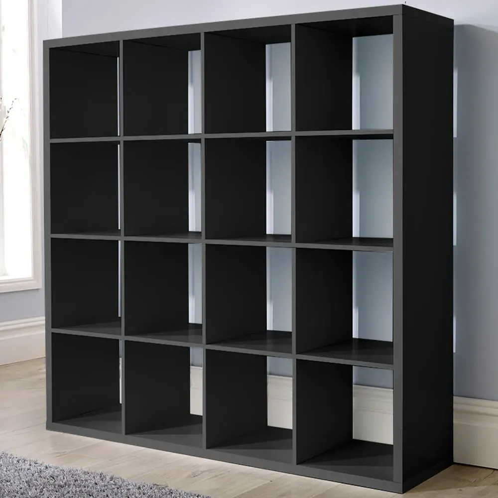 Cube Plus 16 Shelf Storage Unit - Black image