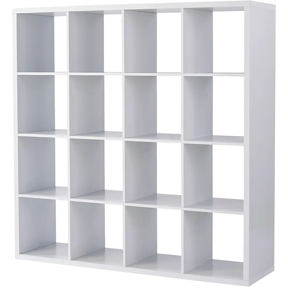 Cube Plus 16 Shelf Storage Unit - White