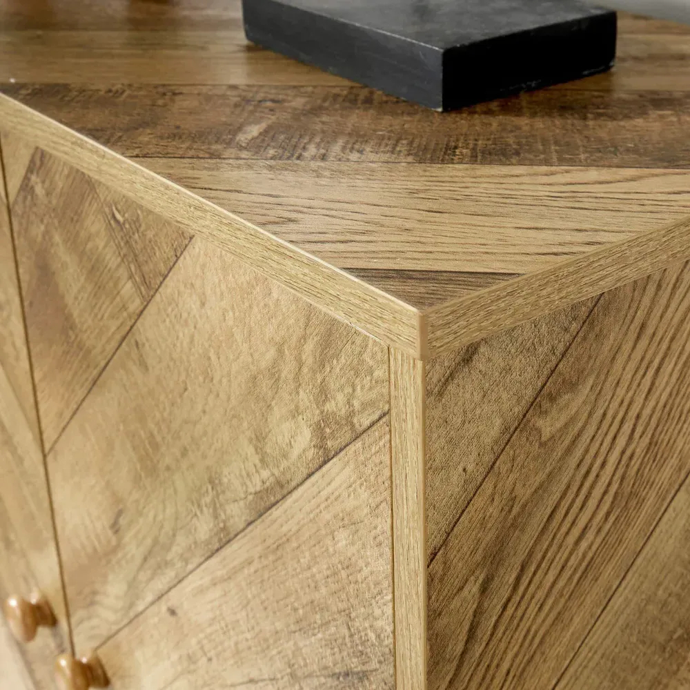 Dallas 2 Door Sideboard - Brown, Natural