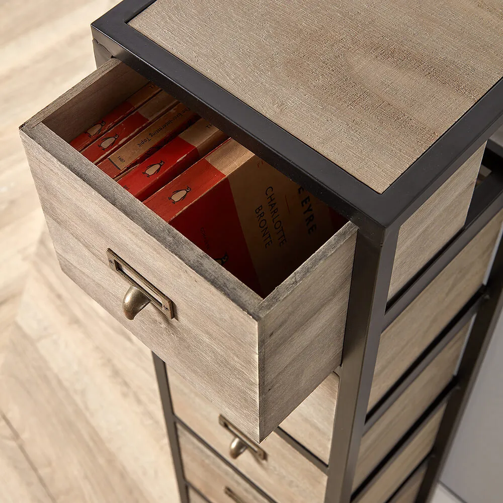 Derwent 5 Drawer Chest of Drawers - Brown, Wood