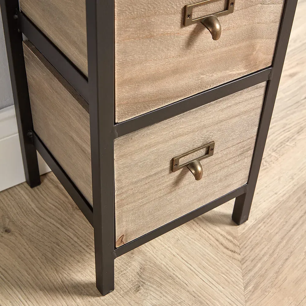 Derwent 5 Drawer Chest of Drawers - Brown, Wood