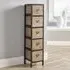Derwent 5 Drawer Chest of Drawers - Brown, Wood