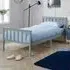 Florida Single Bed Frame - Grey, Pine