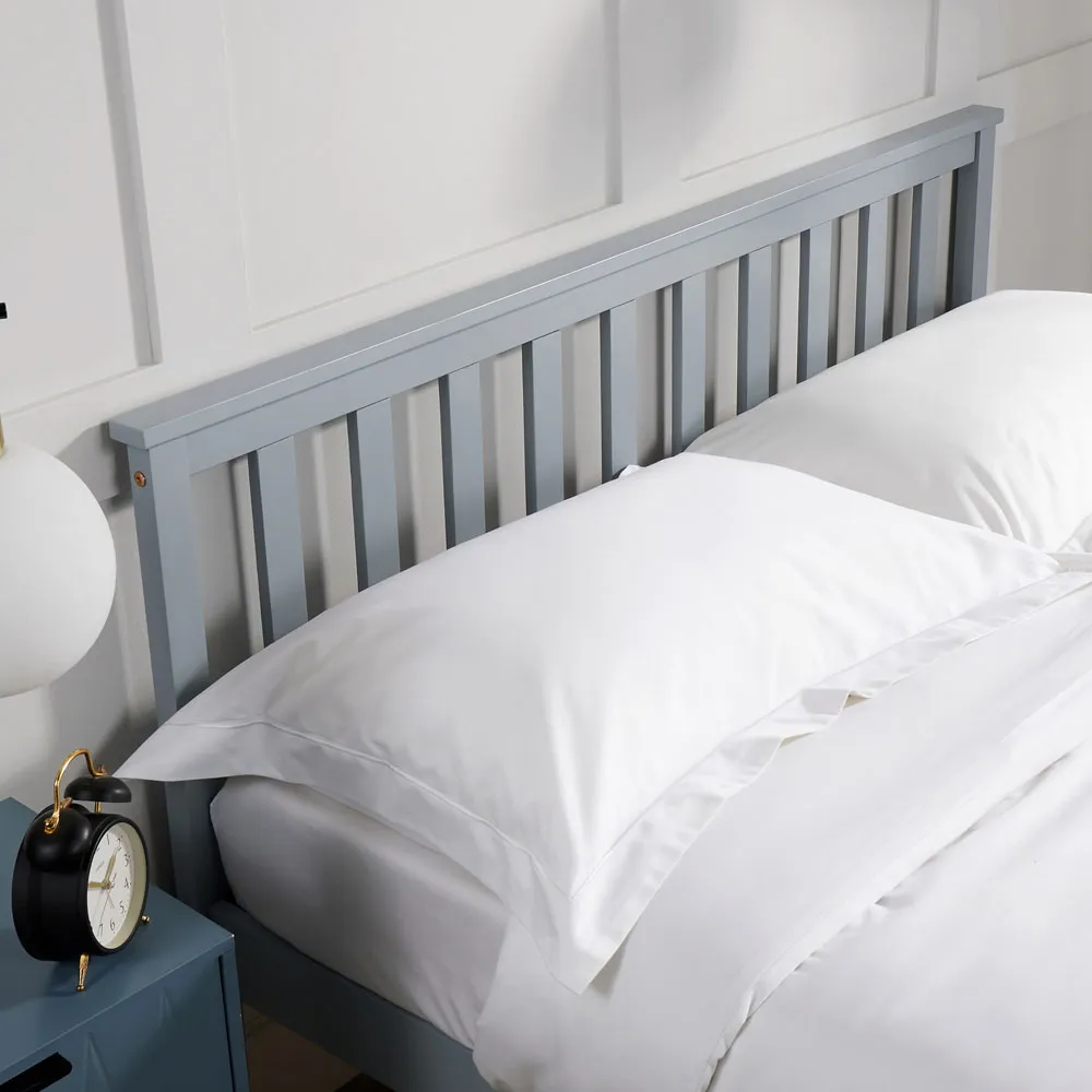 Florida Small Double Bed Frame - Grey, Wood