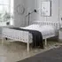 Florida Small Double Bed Frame - White, Wood