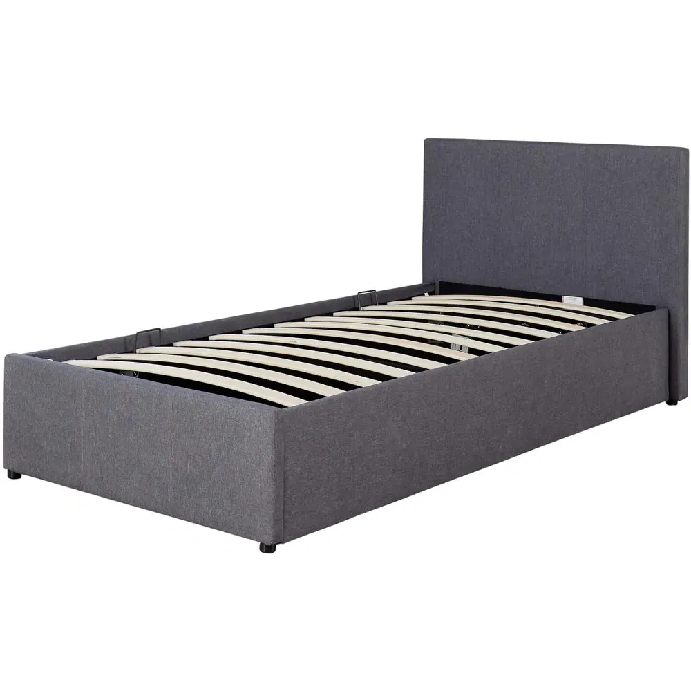Horizon Single Side Lift Ottoman Bed Frame - Grey