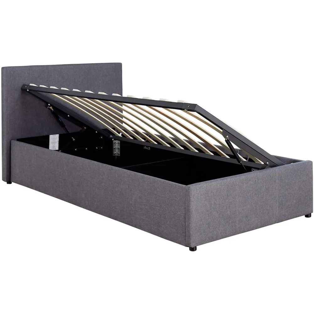 Horizon Single Side Lift Ottoman Bed Frame - Grey