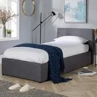 Horizon Single Side Lift Ottoman Bed Frame - Grey