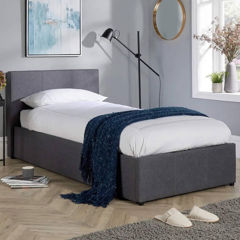 Horizon Single Side Lift Ottoman Bed Frame - Grey image