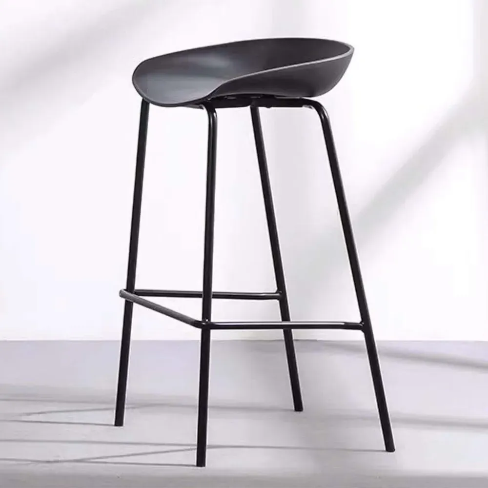 Jacob Bar Stool Set of 2 - Dark Grey