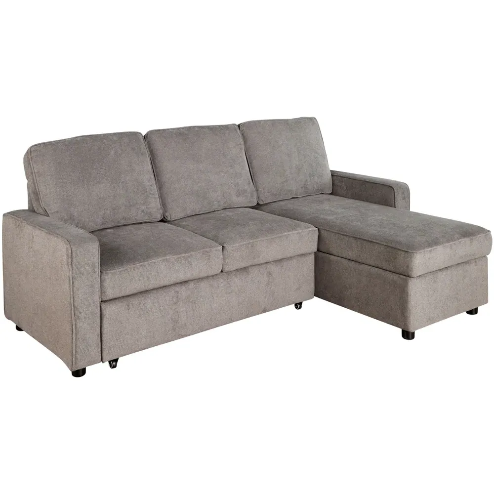 Kingston Corner Sofa with Pull Out Bed - Grey